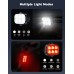 Bike Lights for Night Riding, USB Rechargeable Bike Lights Front and Back, Waterproof IP65 Bicycle Light, 4+6 Modes Bike Headlight and Tail Light Set,1.5 Hrs Fast Charging, Easy to Install