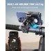 2024 Motorcycle Phone Mount, Bike Phone Holder Mount [Camera Friendly] [Built-in Holder for AirTag], Bicycle Scooter Phone Mount Handlebar Clamp, Compatible with iPhone Samsung, 4.7-6.8” Phones