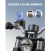 2024 Motorcycle Phone Mount, Bike Phone Holder Mount [Camera Friendly] [Built-in Holder for AirTag], Bicycle Scooter Phone Mount Handlebar Clamp, Compatible with iPhone Samsung, 4.7-6.8” Phones