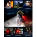 Bike Lights Supper Bright, 1000 Lumens Bike Lights for Night Riding, 8+7 Modes & Sturdy Aluminum Alloy Bicycle Light, IP65 Waterproof & USB Rechargeable Bike Headlight and Tail Light Set