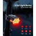 Bike Lights, 3+6 Modes Bike Lights for Night Riding with Side Warning Light, Rechargeable & IP65 Waterproof Bicycle Light, Bike Headlight and Tail Light Set for Road Mountain Cycling Easy Setup